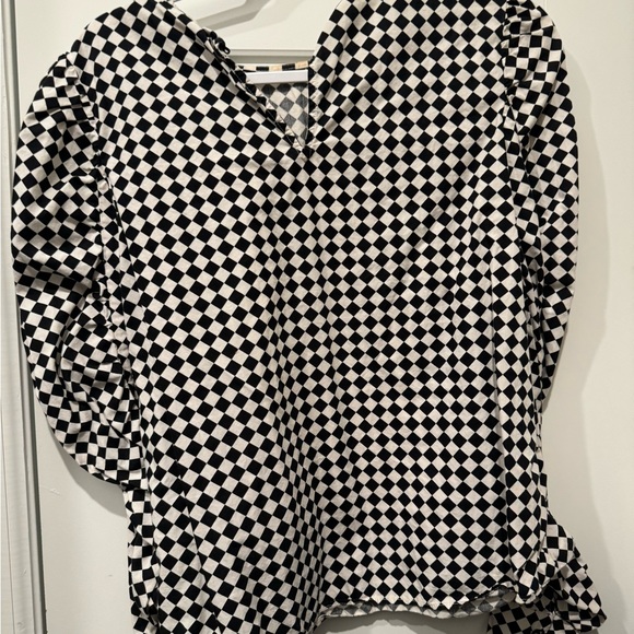 Checkered blouse - Picture 2 of 4
